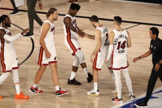 Heat take 2-0 lead over Bucks in controversial finish, Rockets advance