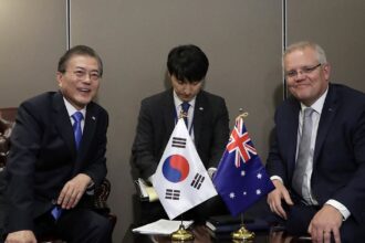 문대통령, 모리슨 호주 총리와 정상회담..”저탄소기술 관련 협력 논의”