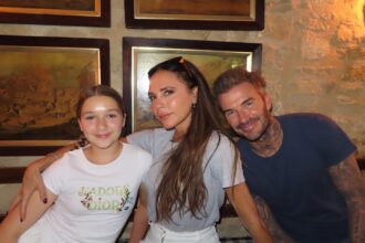 David Beckham let 12-year-old daughter, Harper, do his makeup: â€˜I looked betterâ€™