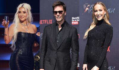 Kim Kardashian Embraces the Corset Look, Nikki Glaser Sparkles and More Celebrity Style at Tom Brady’s ‘Greatest Roast of All Time’ Special