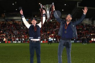 Ryan Reynolds’ And Rob McElhenney’s Wrexham FC Promoted To Football League As Pandemonium ensues.