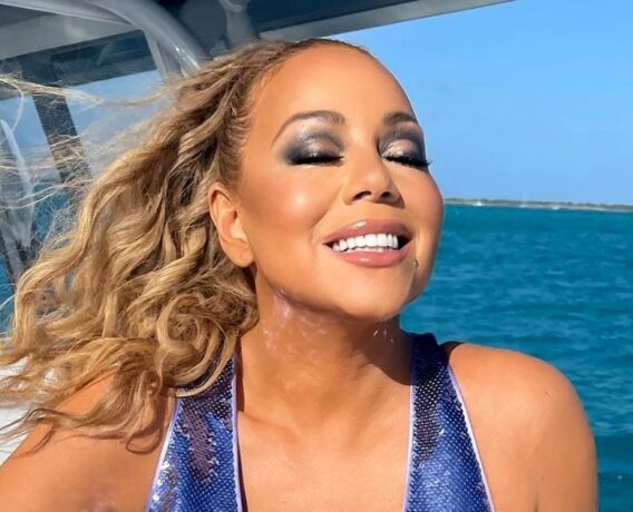 Mariah Carey Sparkles in Blue as She Celebrates Her 55th Birthday | Us Weekly
